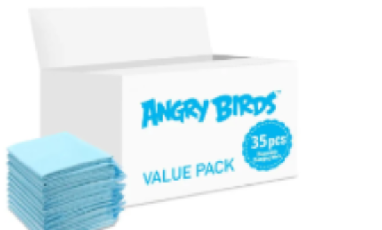 صورة Angry Birds - Disposable Changing Mats, 35 Counts-Blue