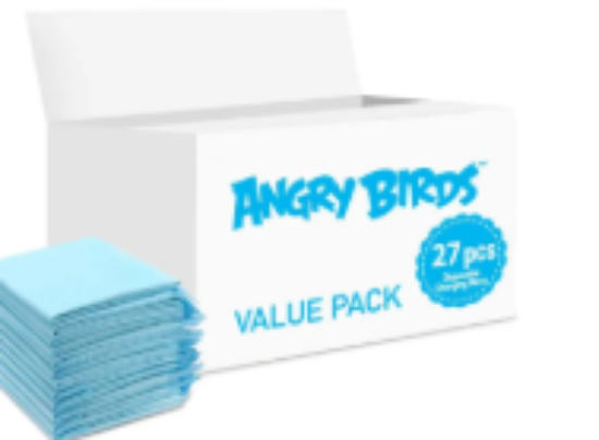 صورة Angry Birds - Disposable Changing Mats, 27 Counts-Blue