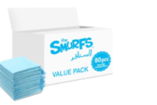 صورة Smurfs - Disposable Changing Mats, 80 Counts-Blue