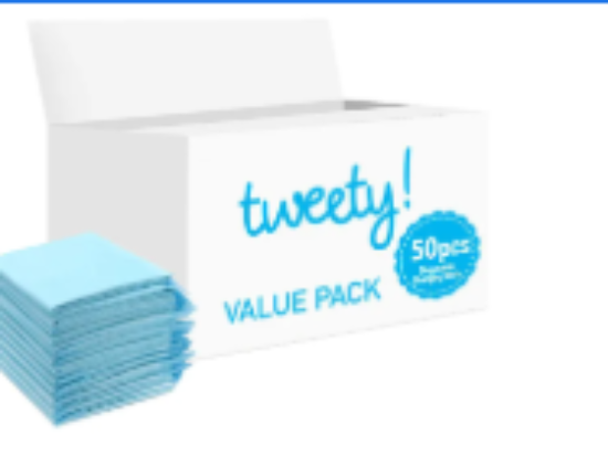 صورة Tweety - Disposable Changing Mats - 50pcs - Blue