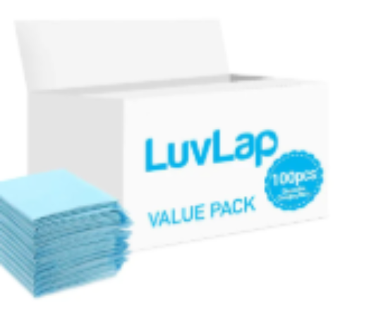 صورة Luvlap - Disposable Changing Mats - 100pcs - Blue