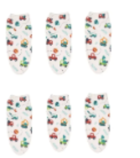 صورة Pixie - Car Print Swaddle Wrap Blanket - Pack of 6