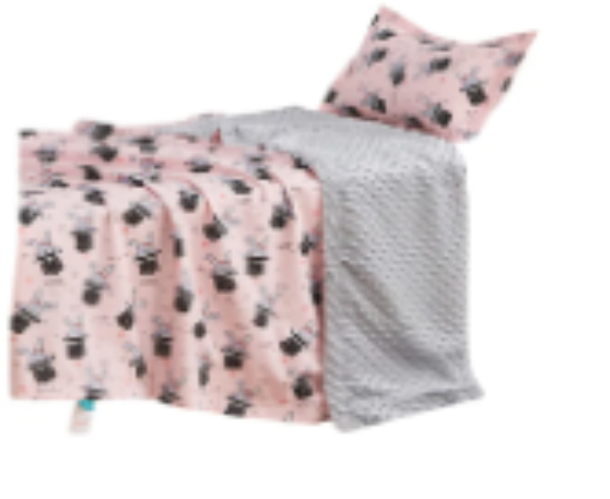 صورة Luvlap - Organic Cotton Quilted Blanket - Pink