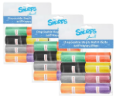 صورة Smurfs - Garbage Bag And Refill Rolls - Pack of 3 - 480pcs