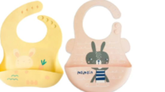 صورة Pixie Baby - Silicone Bibs Pack of 2 - Bunny, Squirrel