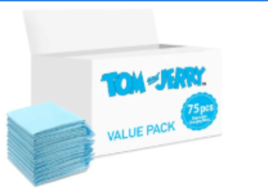 صورة Tom&Jerry - Disposable Changing Mats, 75 Counts-Blue