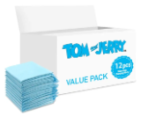 صورة Tom&Jerry - Disposable Changing Mats, 12 Counts-Blue