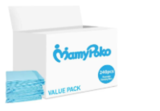 صورة Mamypoko Disposable Changing Mats Value Pack 240pcs - Blue