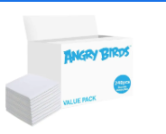 صورة Bugs Bunny Disposable Changing Mats, 240 Counts - Blue