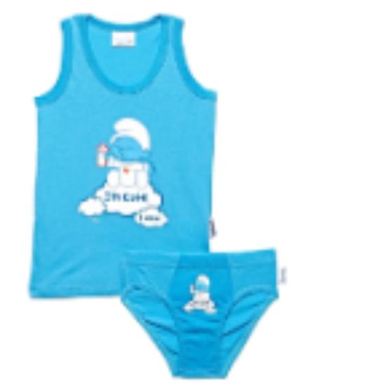 صورة The Smurfs - Vest & Underwear Set - Lavender, 12-18 Months