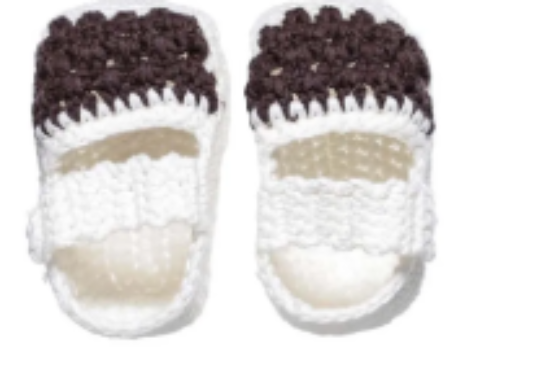 صورة Smurfs - Baby Crochet Shoes - White - 0-3 M