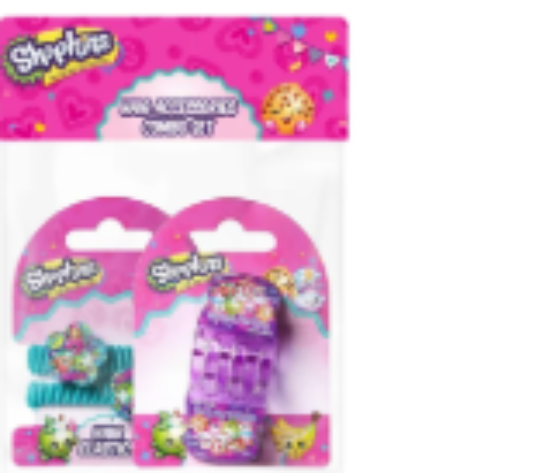 صورة Shopkins - Hair Claws Lavender & Pony Band Green Combo