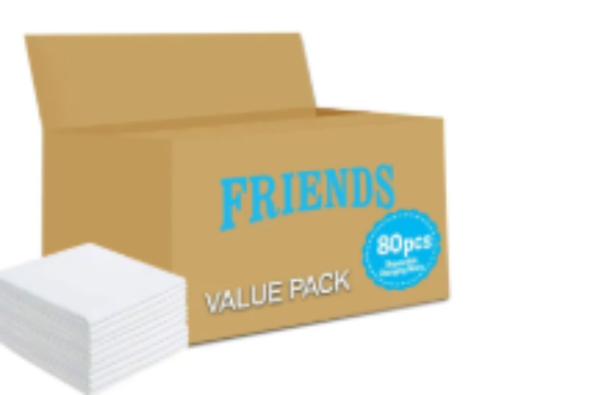 صورة Friends - Disposable Changing Mats, 80 Counts-White