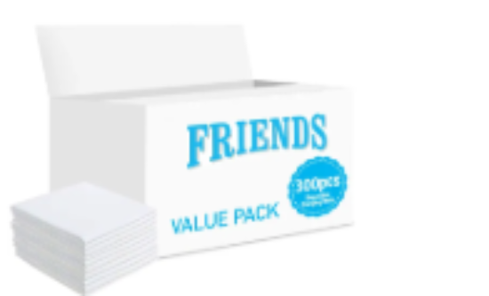 صورة Friends - Disposable Changing Mats, 300 Counts-White