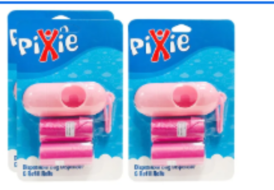 صورة Pixie - Dispenser Bag & Refill (Pink) (Buy 2 Get 1 Free)