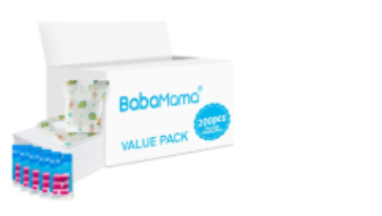 صورة Babamama - Changing Mats 200 + Pixie - Bib 200 + Pack Of 5 Refill Pink 300 Nappy Bags