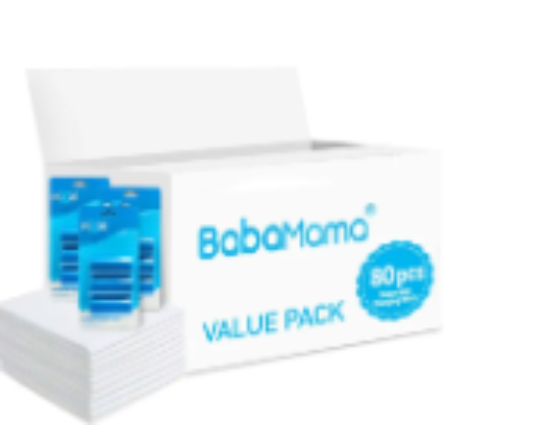 صورة Babamama - Changing Mats 80 + Pack Of 3 Refill Blue 180 Nappy Bags