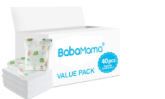 صورة Babamama - Changing Mats + Bibs 80 Pc -Set