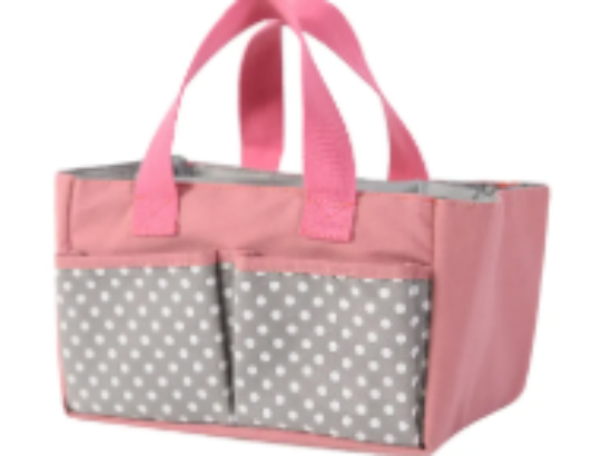 صورة Luvlap - Universal Parents Diaper Organizer Bag - Pink