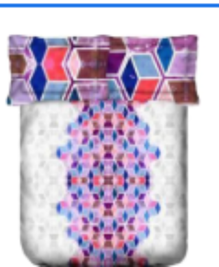 صورة Portico - New York Bedsheet + 2 Pillow Covers - Purple 150cm