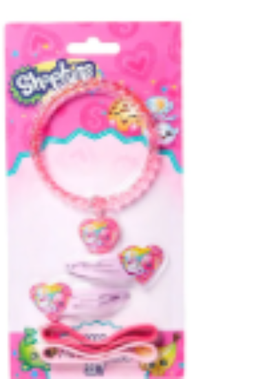 صورة Shopkins - Hair Accessory Set 1 - Pink