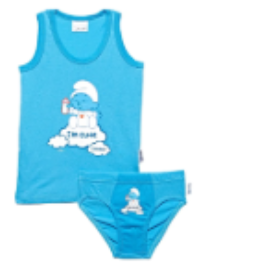 صورة The Smurfs - Vest & Underwear Set - Pink, 12-18 Months