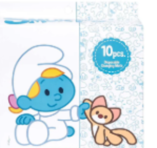 صورة Smurf - Box of 10 Disposable Changing Mats