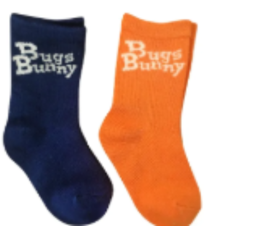 صورة Looney Tunes - Bugs Bunny Solid Sock Pack of 2_5-8y