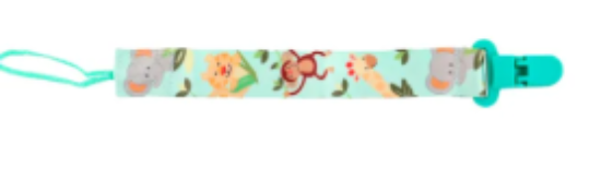 صورة Pixie Pacifier Holder - Jungle Print