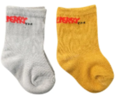 صورة Tom & Jerry - Solid Sock Pack of 2 - Grey & Brown_12-24m