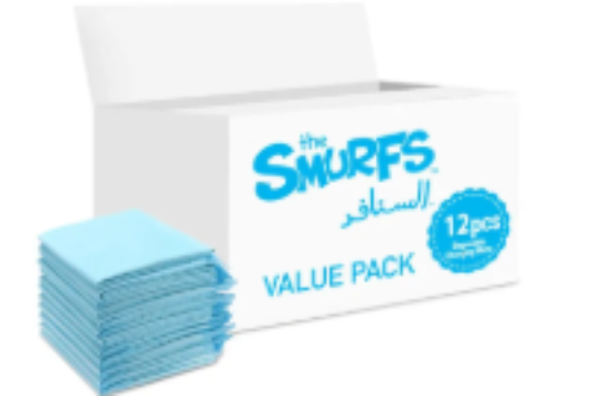 صورة Smurfs - Disposable Changing Mats, 12 Counts-Blue