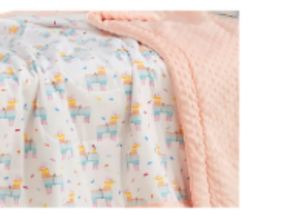 صورة Babamama - Organic Cotton Quilted Blanket - Peach - Pack of 2