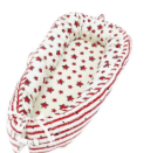 صورة Pixie - Baby Portable Newborn Bassinet - Red