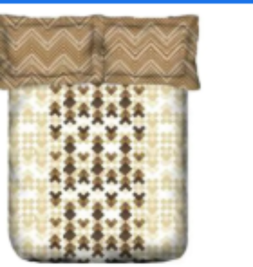 صورة Portico - Queen Bedsheet Pillow Cover - Brown