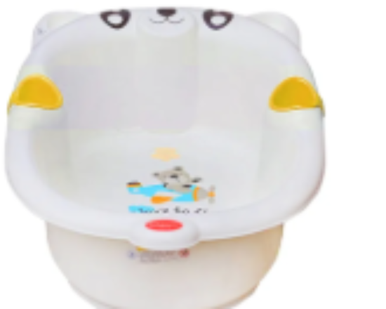 صورة Luvlap - Bear Baby Bathing Tub Portable - Yellow