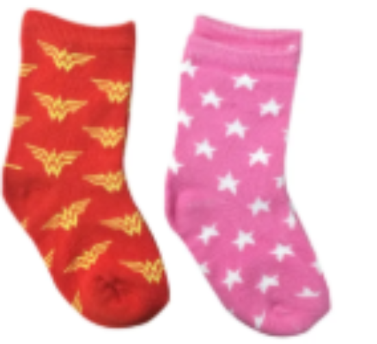 صورة Justice League - Wonder Woman Printed Sock Pack of 2_2-4y