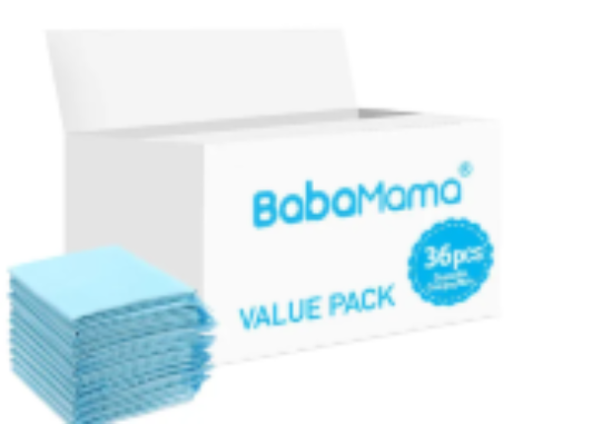 صورة BabaMama - Disposable Changing Mats - 36pcs - Blue