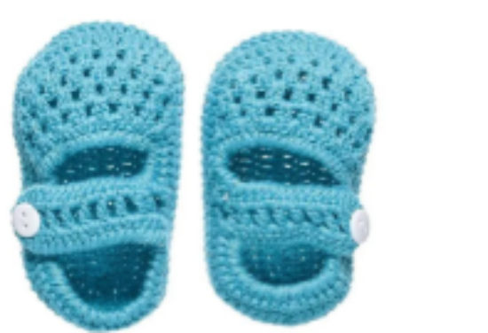 صورة Smurfs - Baby Crochet Shoes - Light Blue - 0-3 M
