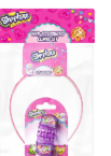 صورة Shopkins - Hair Claws Lavender & Hair Band White Combo