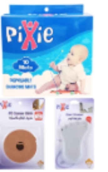 صورة Pixie - Changing Mats + Door Stopper + PE Corner Strip - Baby Safety & Disposable Combo