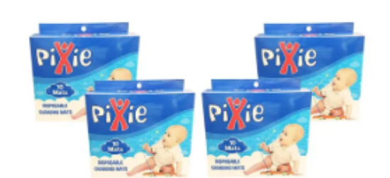 صورة Pixie Disposable Changing Mats - Pack of 4