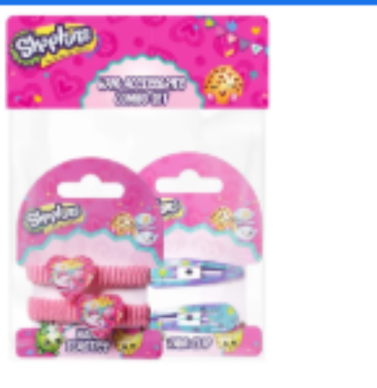 صورة Shopkins - Hair Clip Multi-Color  & Pony Band Green Combo