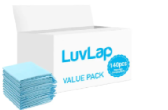 صورة Luvlap - Disposable Changing Mats - 140pcs - Blue