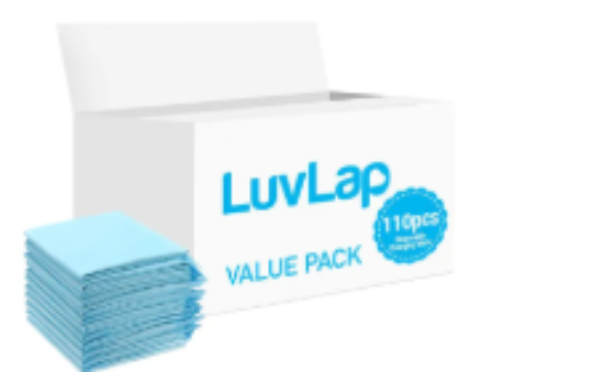 صورة Luvlap - Disposable Changing Mats - 110pcs - Blue