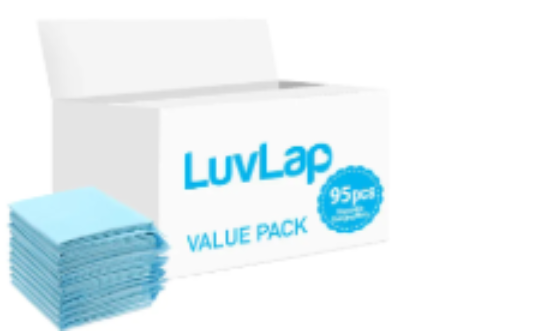 صورة Luvlap - Disposable Changing Mats - 95pcs - Blue