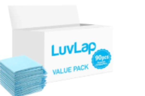 صورة Luvlap - Disposable Changing Mats - 90pcs - Blue