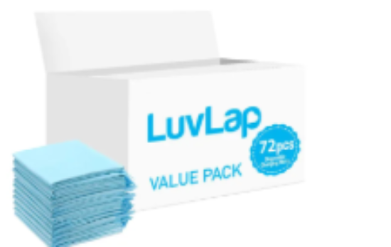 صورة Luvlap - Disposable Changing Mats - 72pcs - Blue