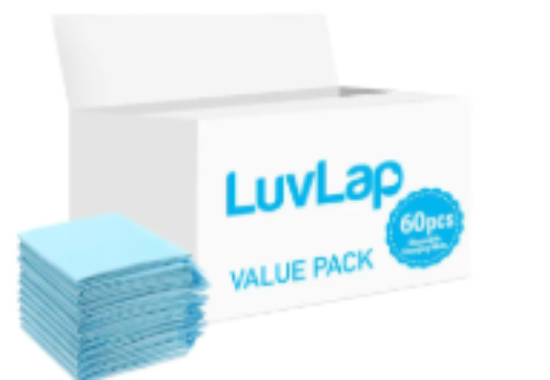 صورة Luvlap - Disposable Changing Mats - 60pcs - Blue
