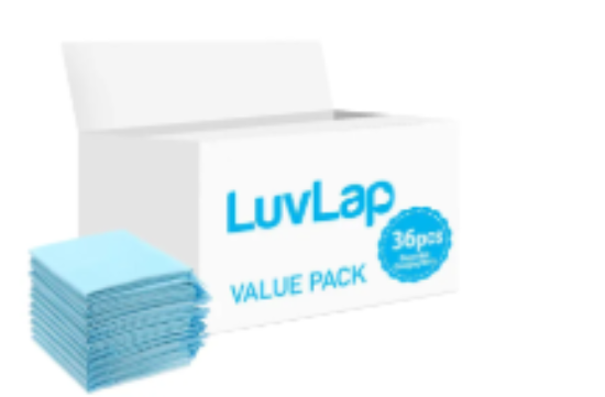 صورة Luvlap - Disposable Changing Mats - 36pcs - Blue