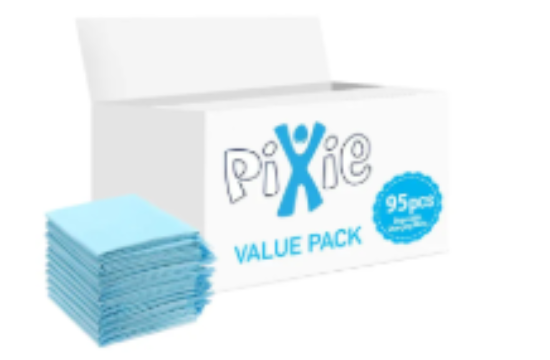 صورة Pixie - Disposable Changing Mats - 95pcs - Blue